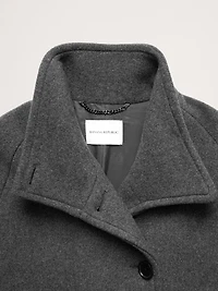Italian Wool-Blend Top Coat
