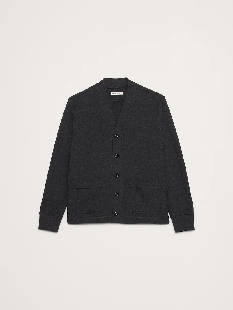 Brushed Fleece Cardigan