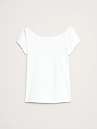 Refined Scoop-Neck T-Shirt
