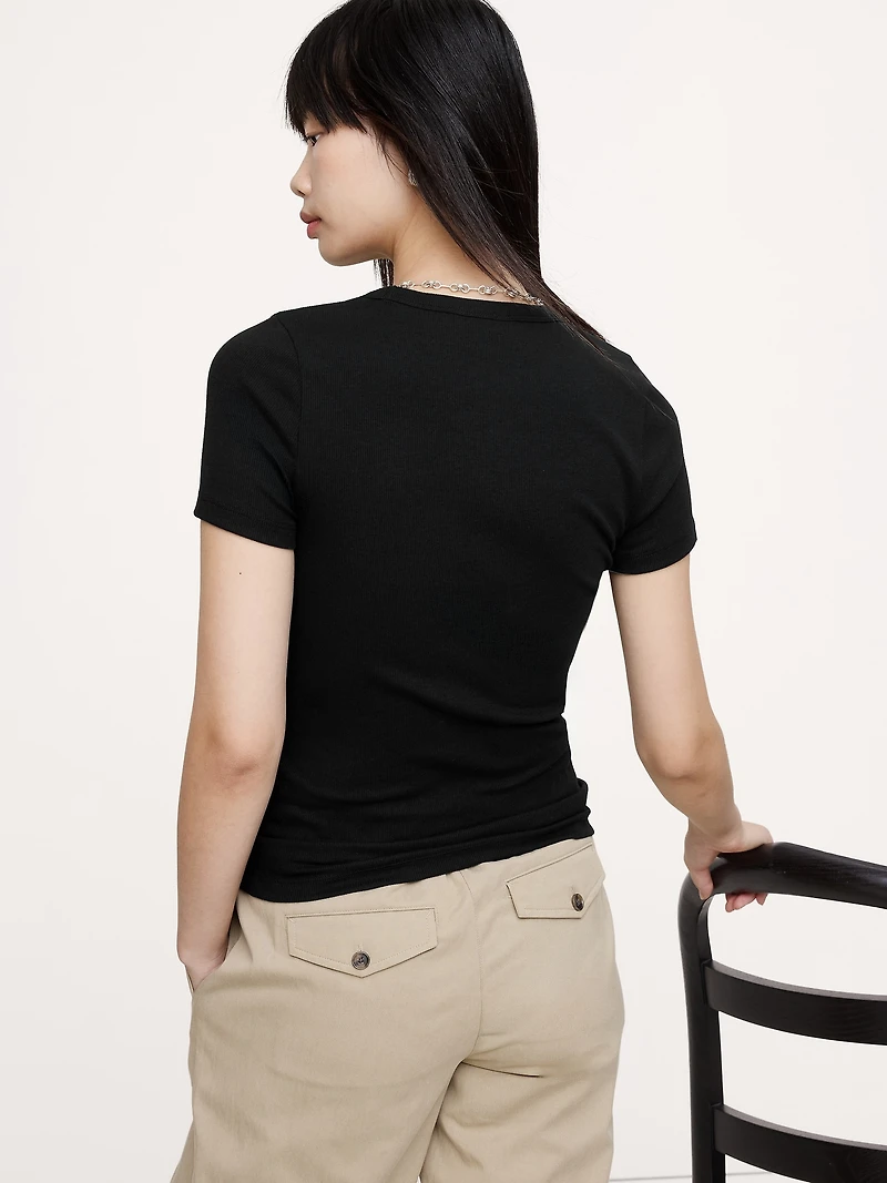 Ribbed Baby T-Shirt