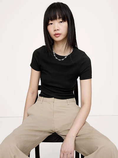 Ribbed Baby T-Shirt