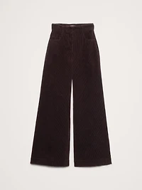 High-Rise Wide-Leg Corduroy Pant