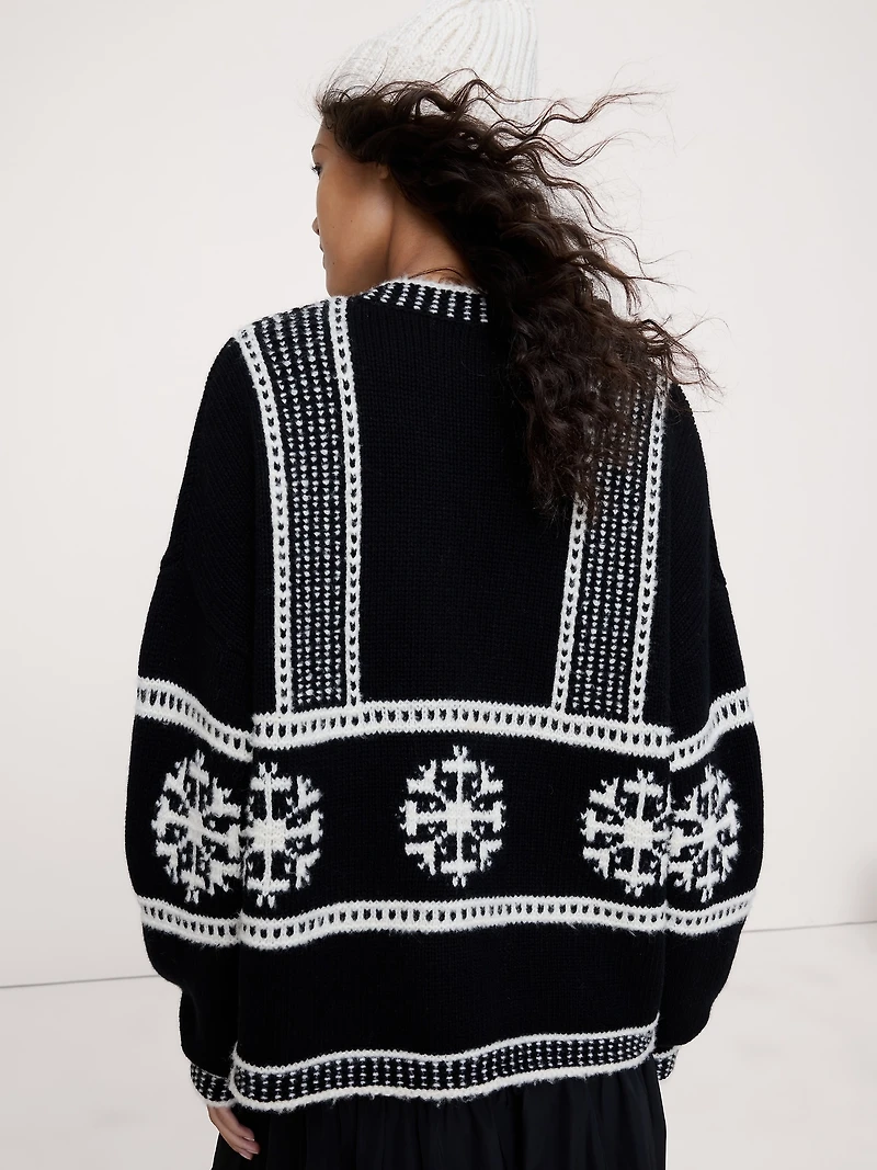 Fair Isle Crew-Neck Sweater