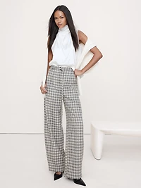 Ultra-High Rise Relaxed Barrel Donegal Pant