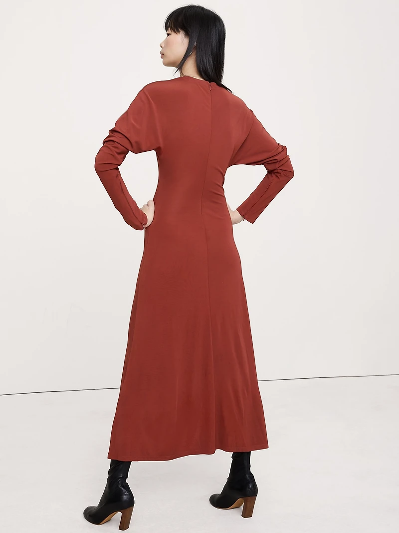 Matte Jersey Midi Dress