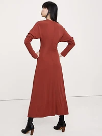 Matte Jersey Midi Dress