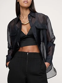 Wide-Leg Crop Everywhere Ponte Pant