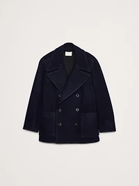 Italian Melton Peacoat