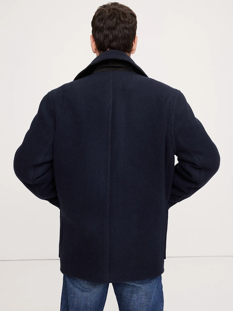 Italian Melton Peacoat