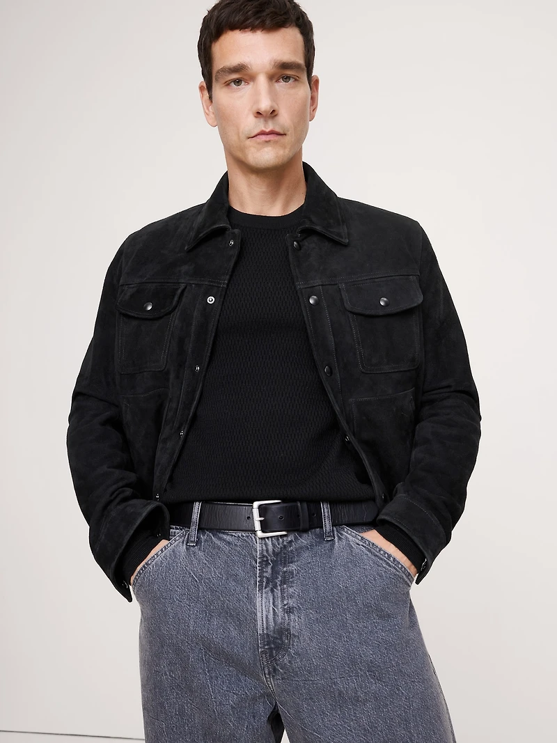 Tumbled Leather Belt