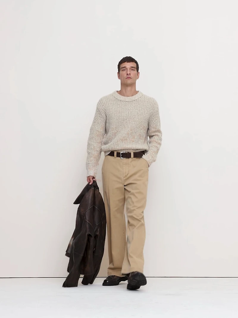 Loose Brushed Italian Chino