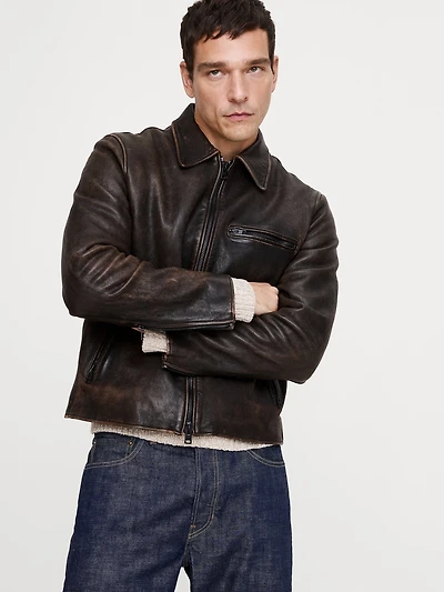 Leather Racing Jacket