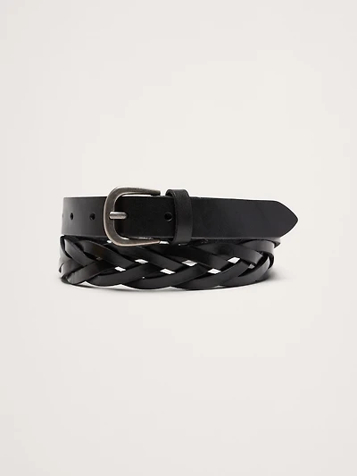 Braided Leather Belt