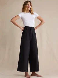Ultra-High Rise Culotte Jean