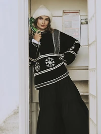 Fair Isle Crew-Neck Sweater