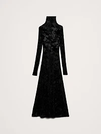 Burnout Velvet Maxi Dress