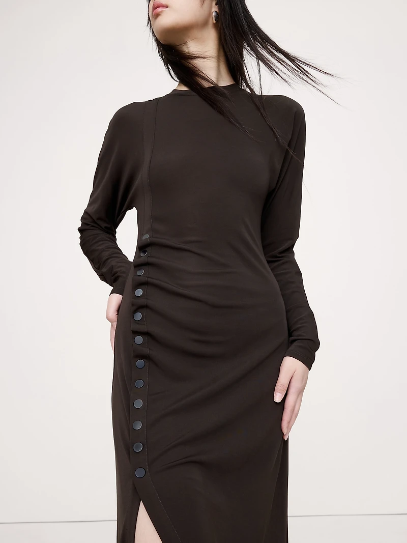 Matte Jersey Midi Dress