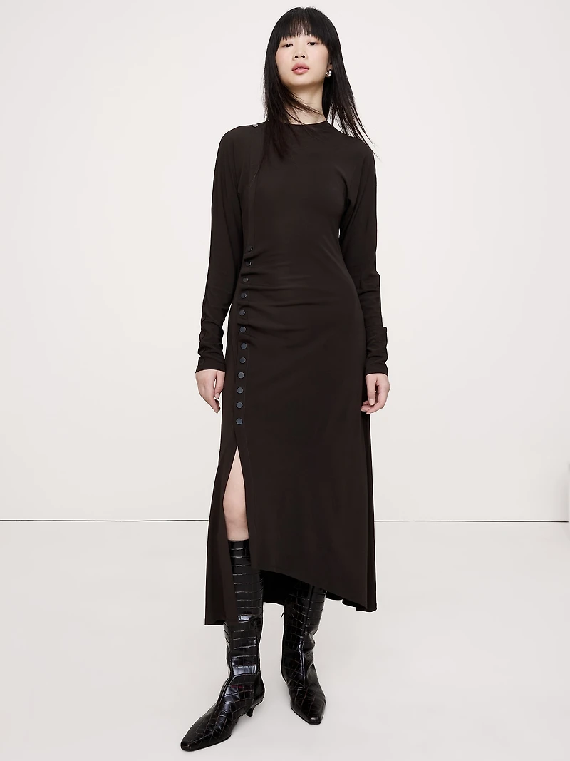 Matte Jersey Midi Dress