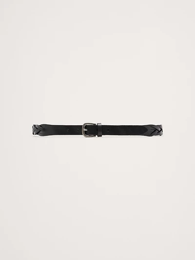 Braided Leather Belt