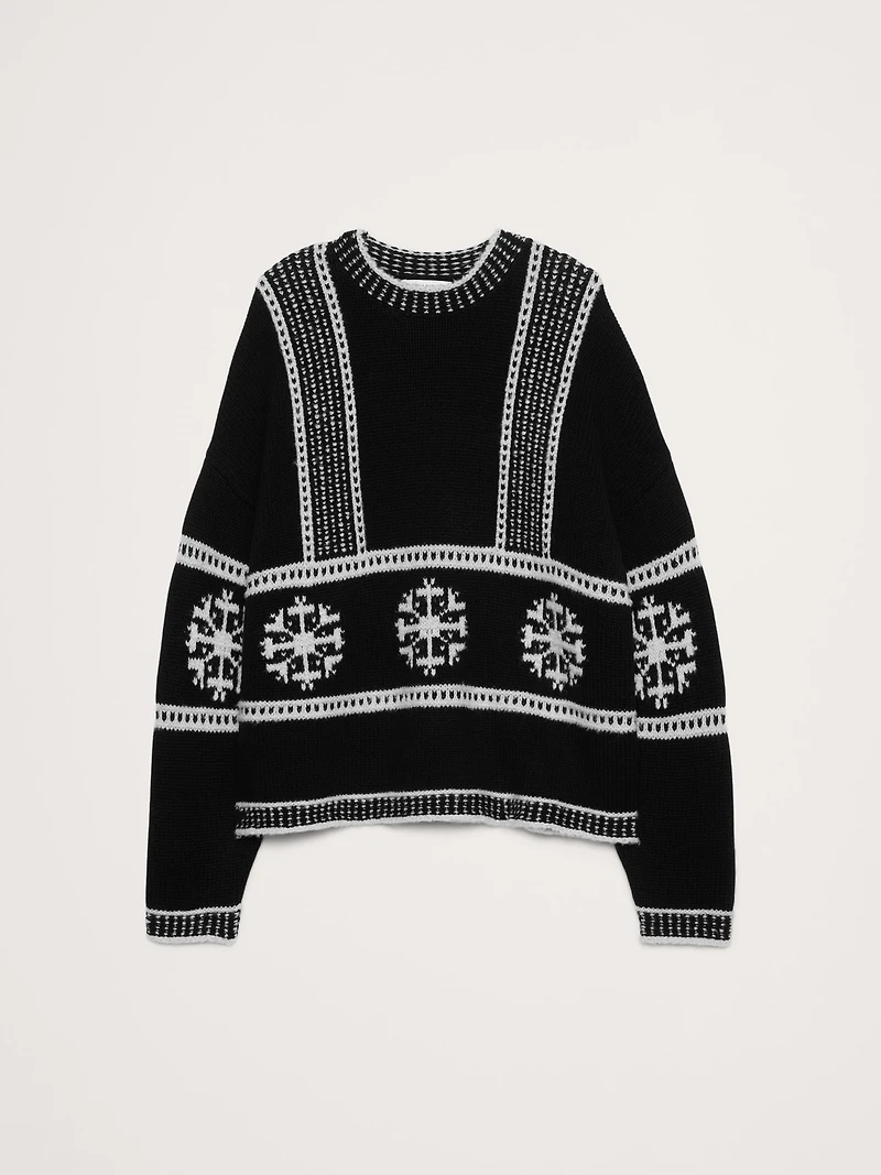 Fair Isle Crew-Neck Sweater