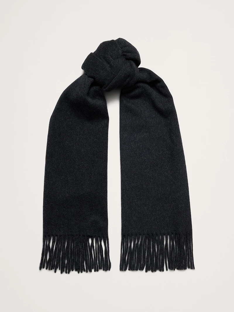 Italian Wool-Cashmere Scarf