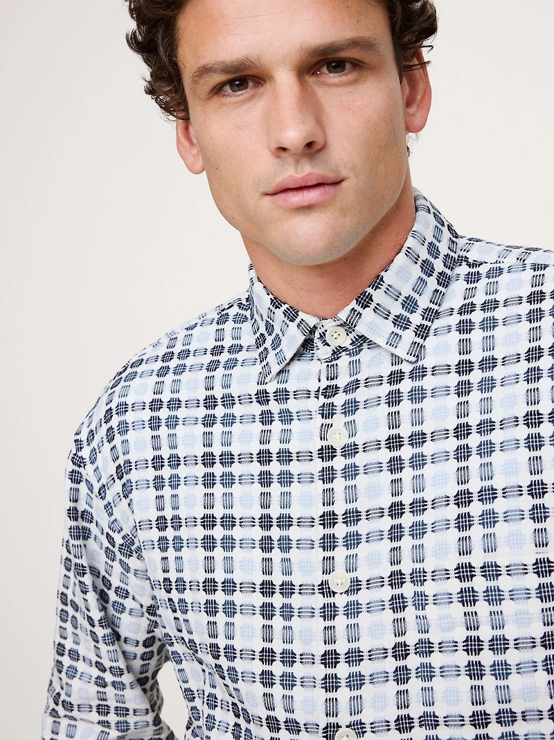 Relaxed-Fit Jacquard Shirt