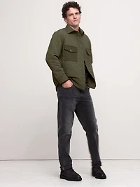 Loose-Fit Quilted Overshirt