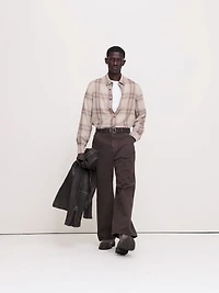 Standard-Fit Lightweight Flannel Shirt