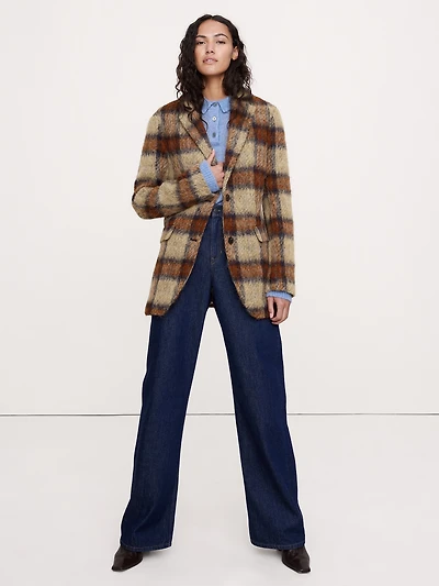 Italian Plaid Blazer