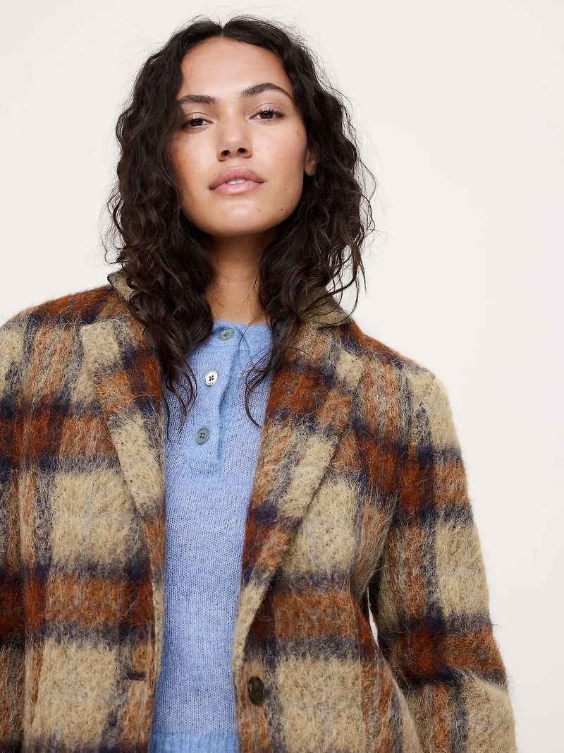 Italian Plaid Blazer