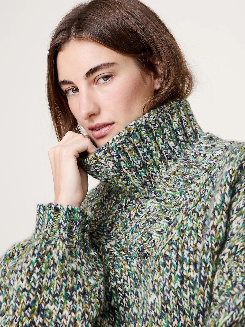 Wool-Alpaca Blend Sweater Tunic