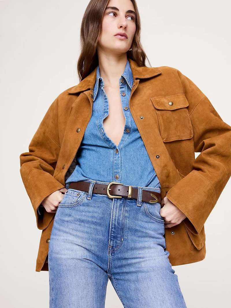 Western Leather Belt