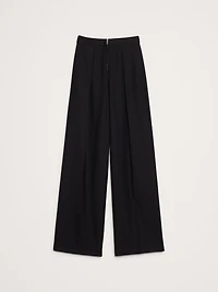 High-Rise Wide-Leg Tuxedo Pant