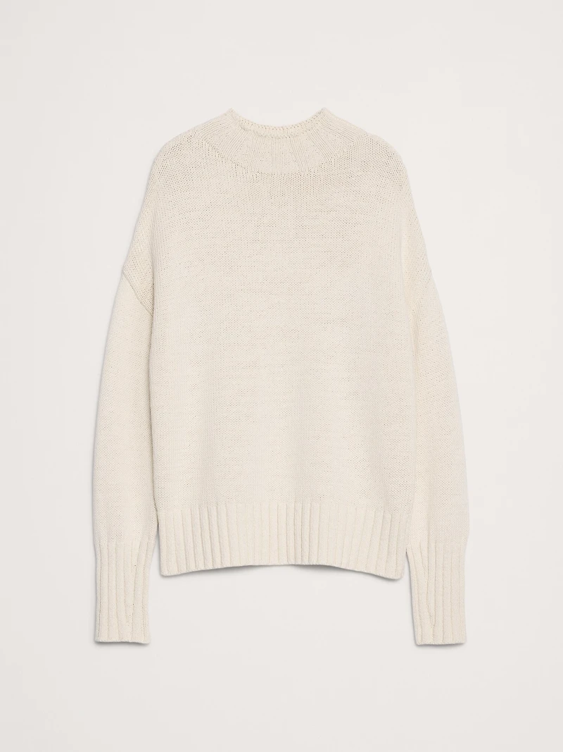 Chunky Cotton Tunic Sweater