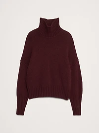 Italian Merino-Blend Turtleneck Sweater