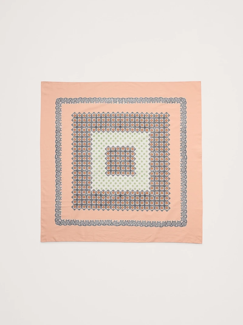 Large Cotton Square Scarf