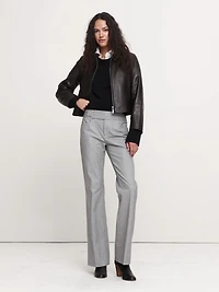 Mid-Rise Slim Bootcut Pant