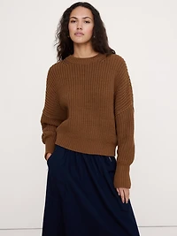 Cotton Crew-Neck Sweater