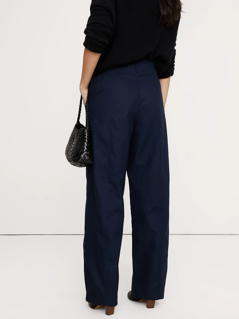 Ultra-High Rise Barrel Soft Chino