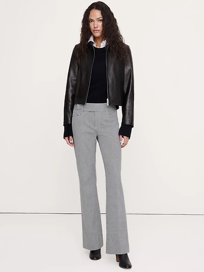 Mid-Rise Slim Bootcut Pant