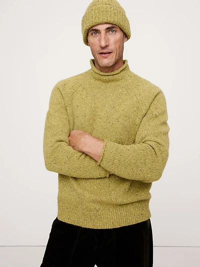 Donegal Roll-Neck Sweater