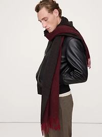 Italian Wool-Cashmere Scarf