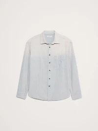 Relaxed-Fit Washed Denim Shirt