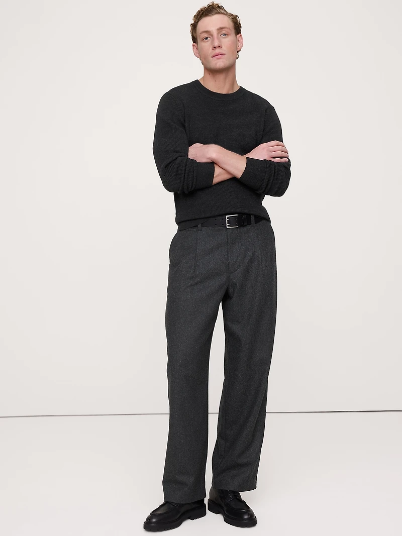 Merino Thermal Crew-Neck Sweater