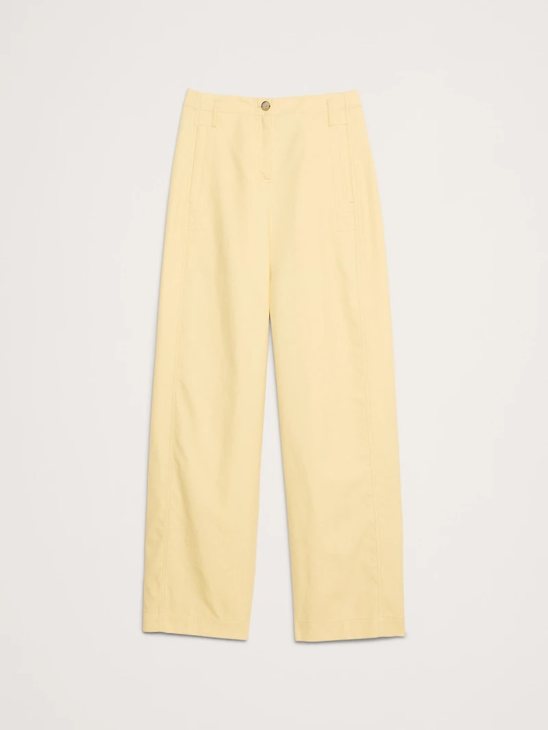 Ultra-High Rise Barrel Soft Chino