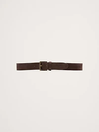 Burnished Nubuck Leather Belt
