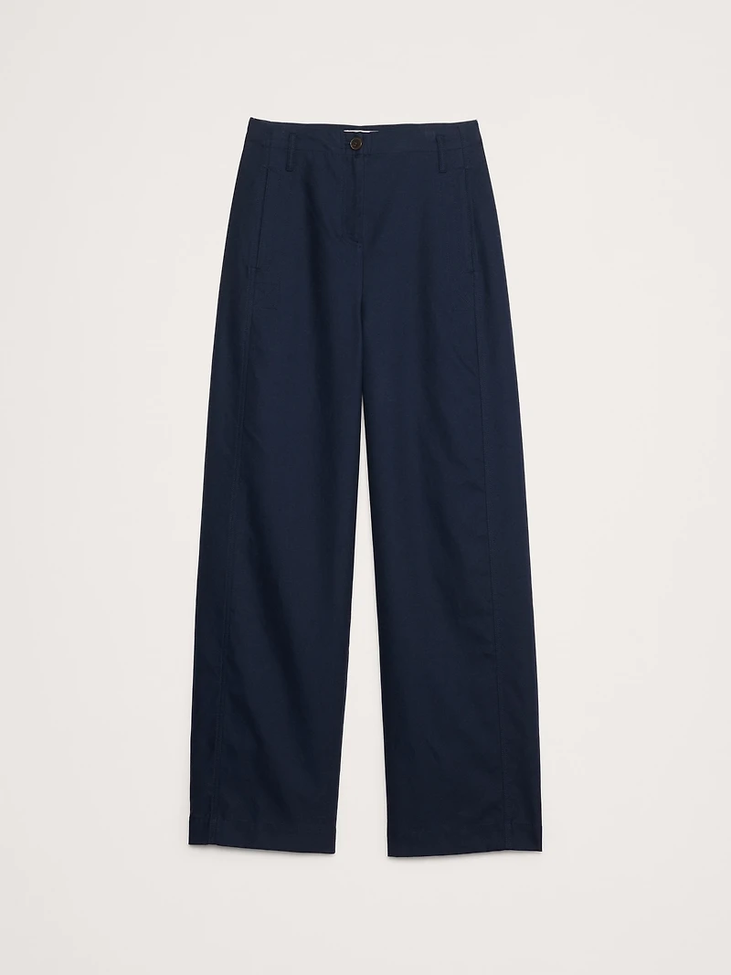 Ultra-High Rise Barrel Soft Chino