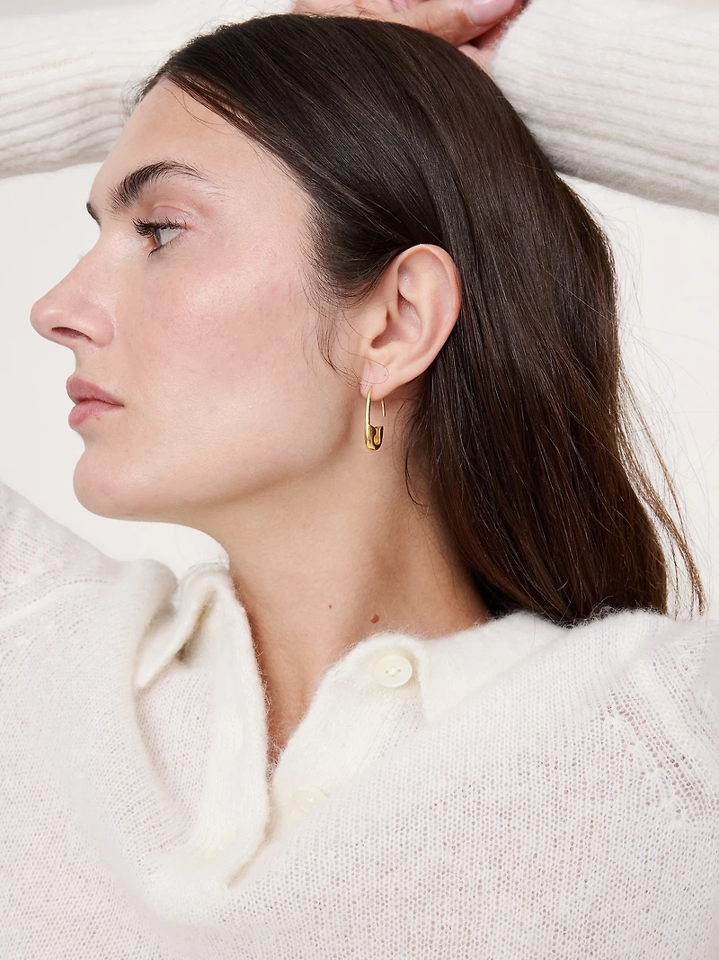 Safety Pin Earrings