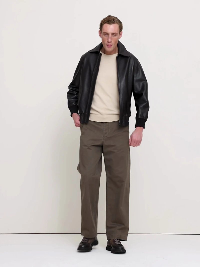 Cotton Crew-Neck Sweater