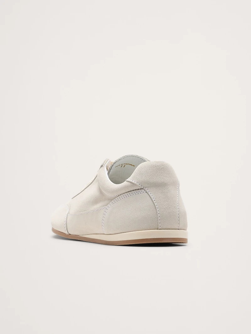 Italian Suede Low-Pro Sneaker